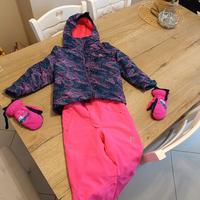 Tuta sci snowboard bimba 6 anni
