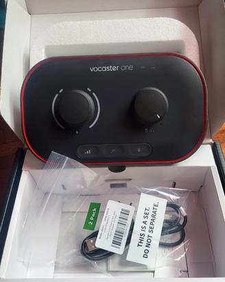 Focusrite Vocaster One interfaccia audio USB – com