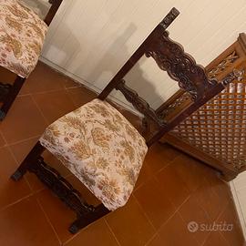 Sedie classiche sedita imbottita