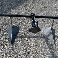 Asolcatore doppio registrabile per motocoltivatore