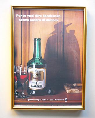 Pubblicità vintage anni '80 Porto Sandeman