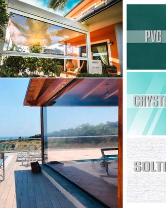Tende a caduta per gazebo pergole e verande PVC