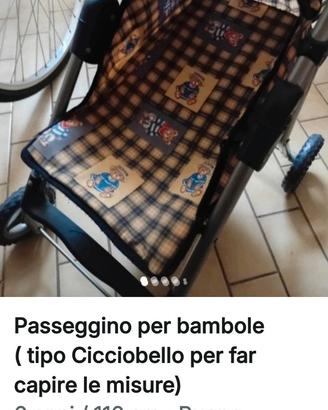 passeggino per bambole grandi quanto un bambolotto