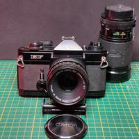 Canon EF analogica con obiettivi