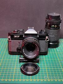 Canon EF analogica con obiettivi