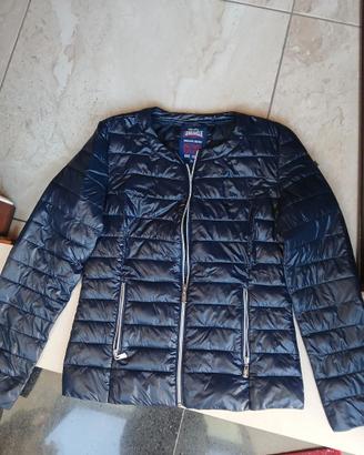 GIUBBINO DONNA DI NYLON BRAND LONSDALE COLORE BLU