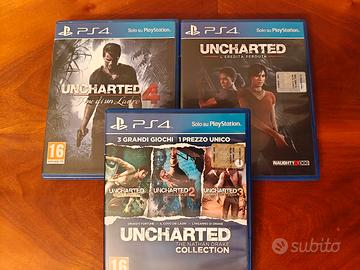 Uncharted SAGA COMPLETA PS4 [5 giochi totali]