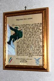 PREGHIERA DELL'ALPINO - QUADRO UNICO -