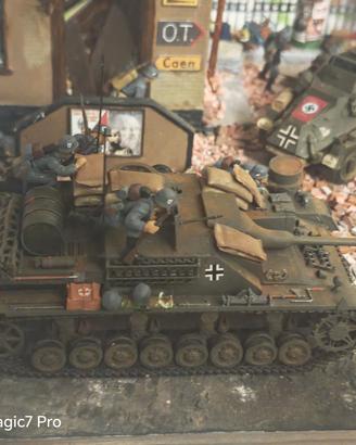 Diorama 1/35 Normandia Village liberation