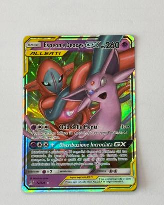 Espeon e Deoxys GX Alleati Full Art