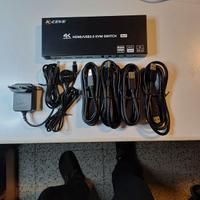 HDMI KVM Switch 4 PC 1 Monitor 4K