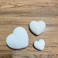 Cuori bianchi decorativi