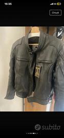 Giubbotto moto pelle