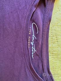 T-shirt uomo Clayton color vinaccia / bordeaux