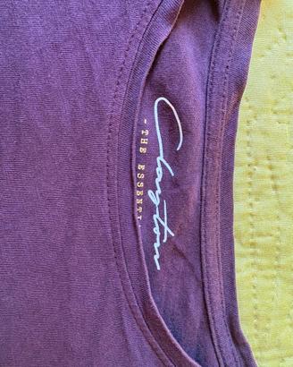 T-shirt uomo Clayton color vinaccia / bordeaux