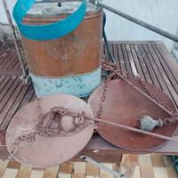 bilance antiche pompa per verderame in rame 