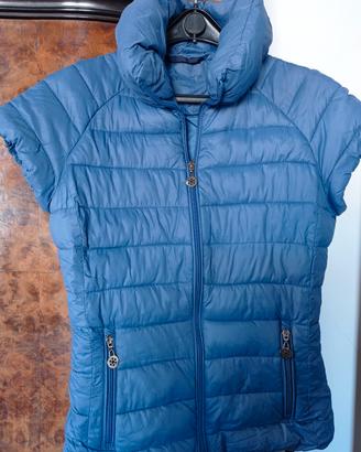 Giubbino color avio da donna 