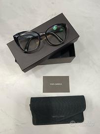 Occhiali montatura nera Dolce & Gabbana