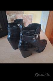 Stivaletti neri da donna, ALDO, Vera pelle n. 39