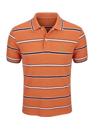 polo U.S. Polo Assn. L a righe arancione