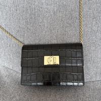 Furla Croc Borsa a tracolla in rilievo