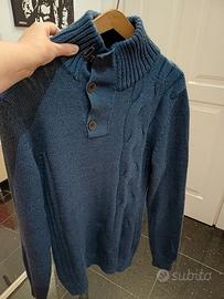 Maglione uomo lana merinos e acrilico. 