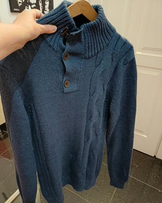 Maglione uomo lana merinos e acrilico. 