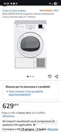 Asciugatrice Beko Drx822w come nuova