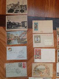 LOTTO 25 CARTOLINE E CORRISPONDENZA ANTE GUERRA