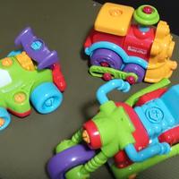 Tris Auto F1 - Moto - Locomotiva Smontabili