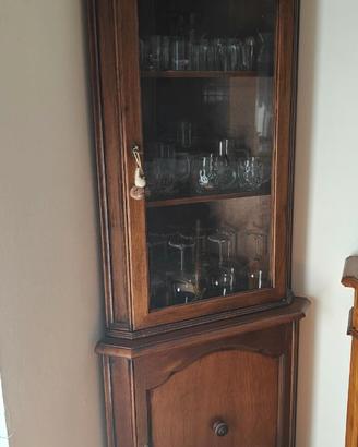 Credenza angolare in legno