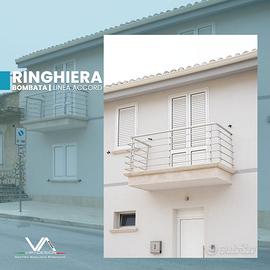 Ringhiera in alluminio anodizzato