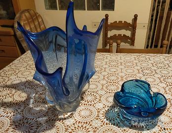 stupendi oggetti anni  60 in vetro di  Murano