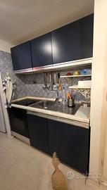 cucina + pensili +piano cottura in vetroceramica 