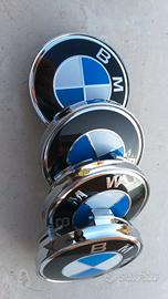 Set 4 coprimozzo BMW cerchi ruote 60mm