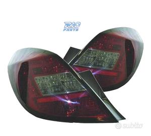 FANALI OPEL CORSA D 5P 06-14 LED ROSSO SCURO