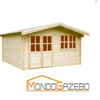 Casetta legno 3.8x3.8 34mm ricovero attrezzi casa