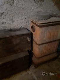 Stufa  a legna in terracotta 