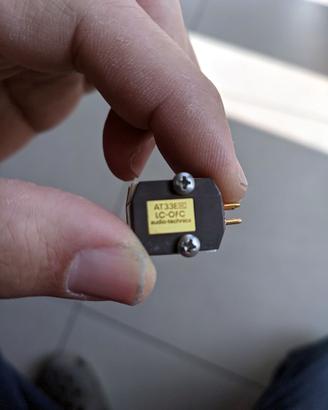 Testina Audio Technica AT33E Cartridge Lab