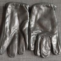 guanto in pelle nero Emporio Armani