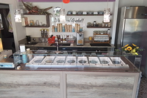 Chiosco di gelato artigianale d'asporto