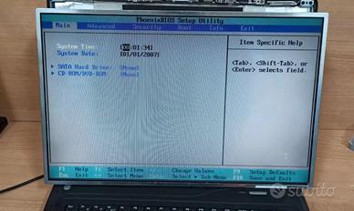 Schermo lcd 17.1' pollici per notebook LG LP171WP4
