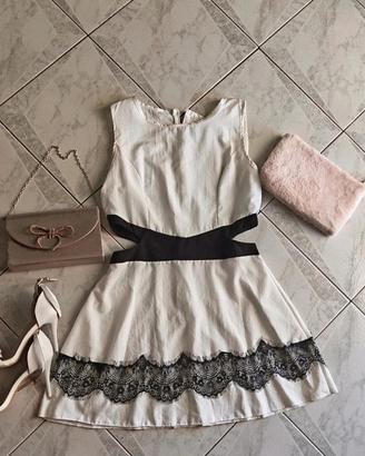 Mini dress-total look