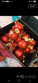 palline rosse e oro grandi-  Natale 