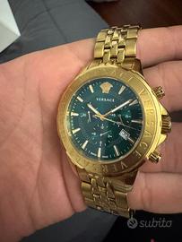 OROLOGIO VERSACE ORIGINALE, PLACATO IN ORO CON SCA