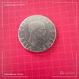 moneta da 2 lire del 1940 regno ditalia