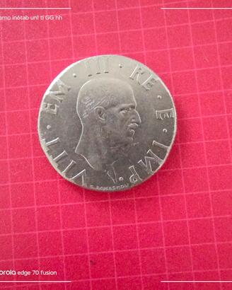 moneta da 2 lire del 1940 regno ditalia