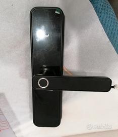 serratura maniglia smart touchscreen codice nera 