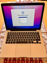 MacBook Pro 13" Retina 2015 128GB + Caricatore