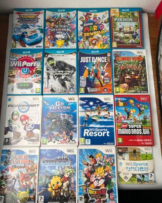 Vari Giochi Nintendo Wii e WII U Descrizione